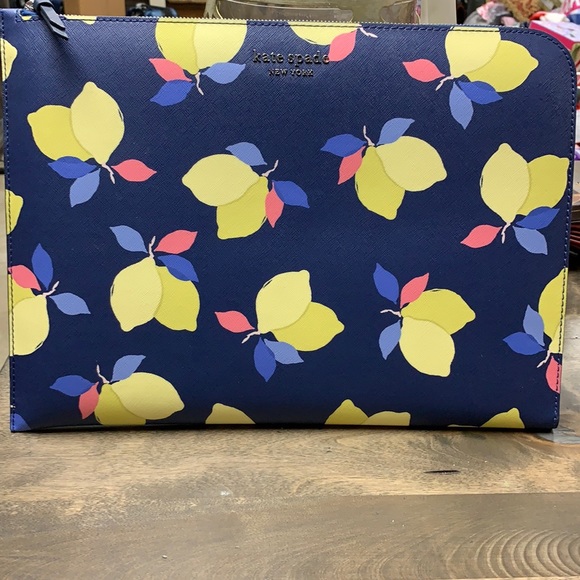 Kate spade lemon laptop case Clearance